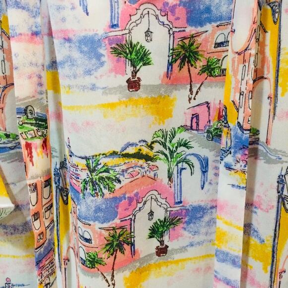 Shein tropical short sleeve top - Picture 3 of 6